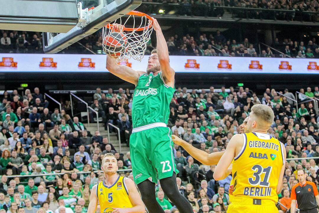 Eurolyga: „Žalgiris“ – „Alba“ 104:80