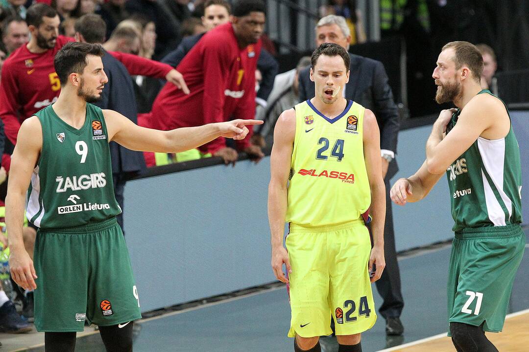 Eurolyga: „Žalgiris“ – „Barcelona“ 85:88