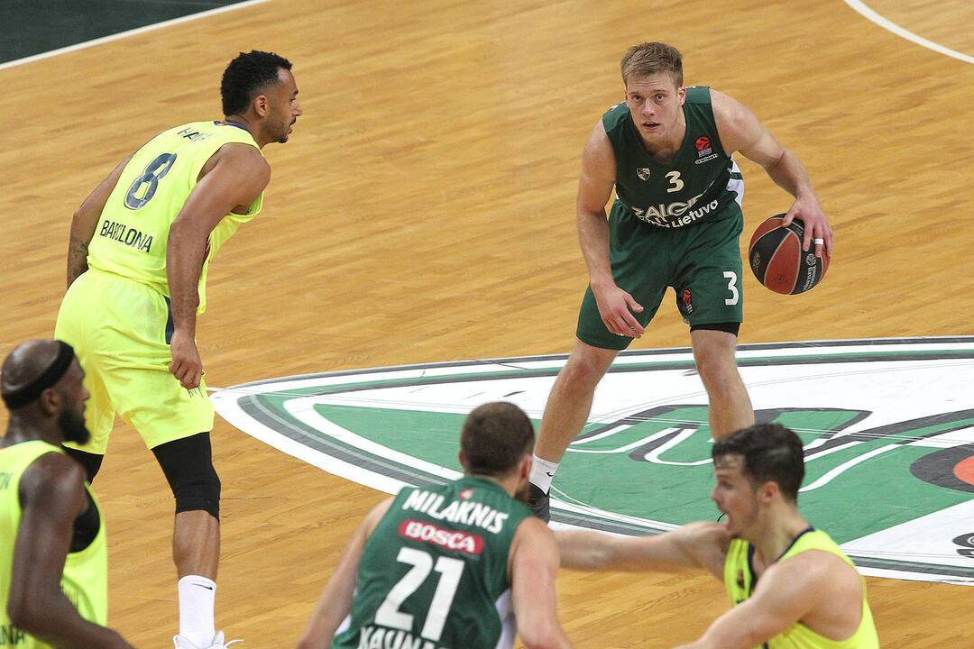 Eurolyga: „Žalgiris“ – „Barcelona“ 85:88