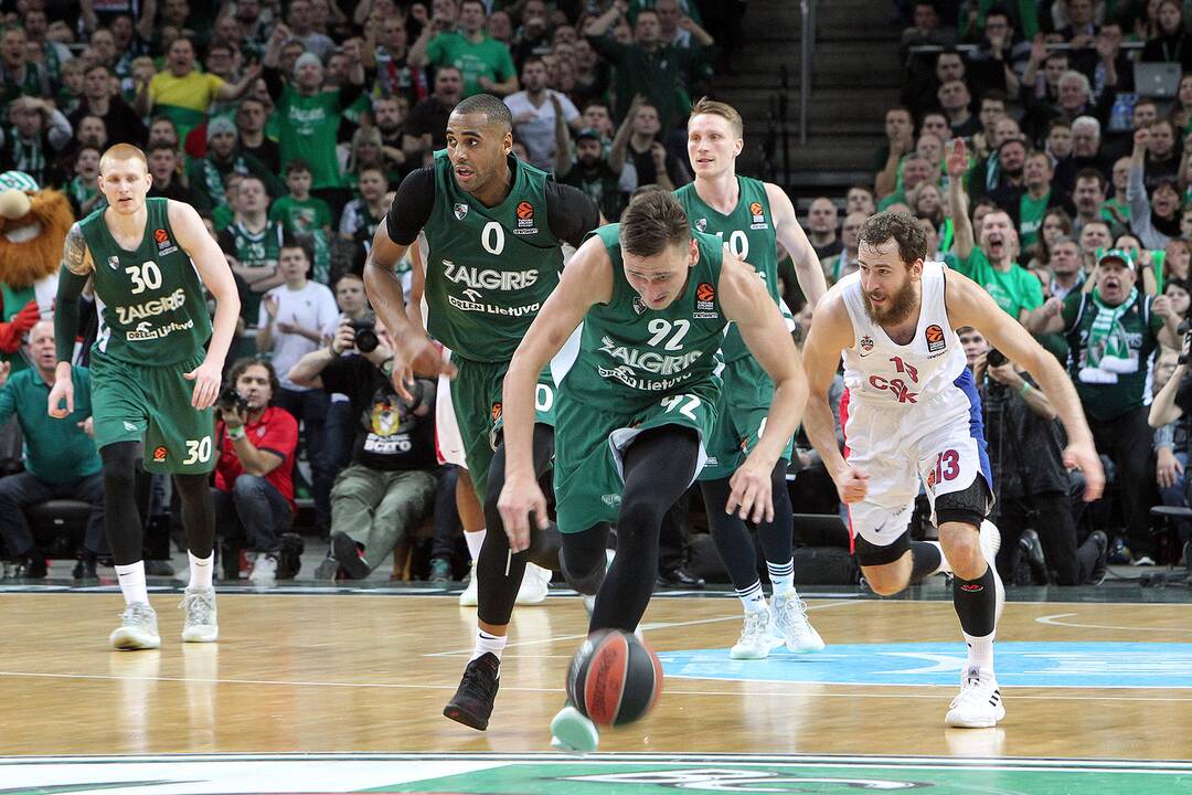 Eurolyga: „Žalgiris“ – CSKA 79:84