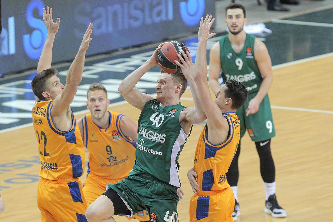 Eurolyga: „Žalgiris“ – „Gran Canaria“ 98:64