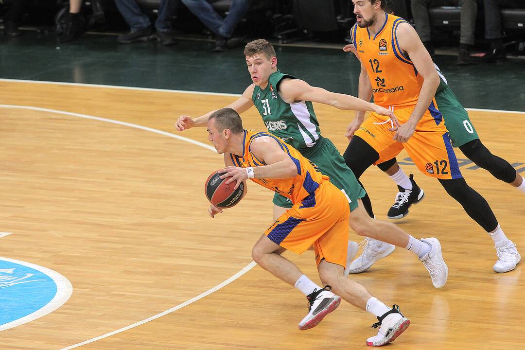 Eurolyga: „Žalgiris“ – „Gran Canaria“ 98:64