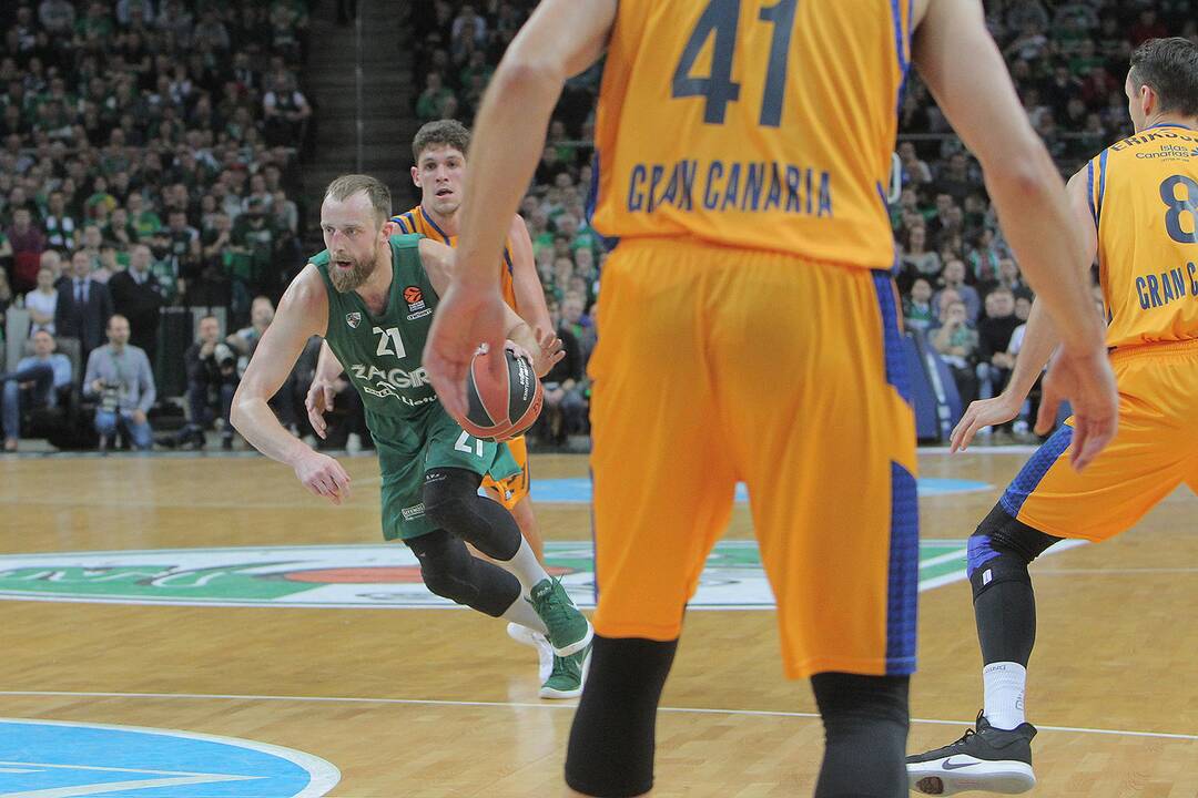 Eurolyga: „Žalgiris“ – „Gran Canaria“ 98:64