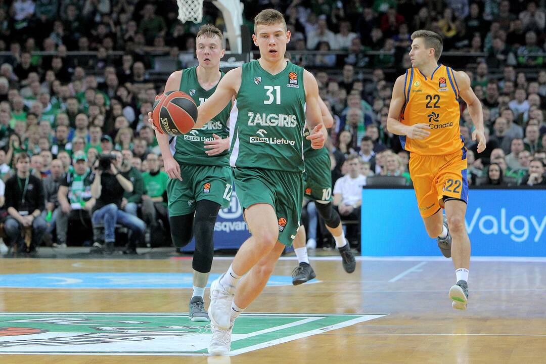 Eurolyga: „Žalgiris“ – „Gran Canaria“ 98:64