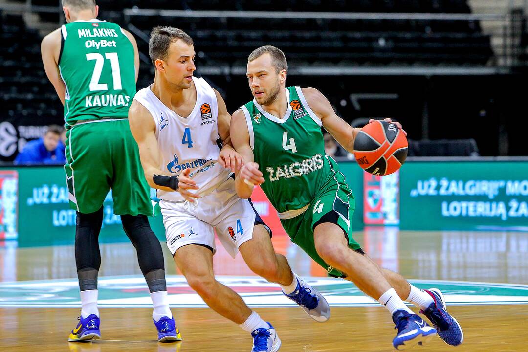 Eurolyga: „Žalgiris“ – „Zenit“ 75:83
