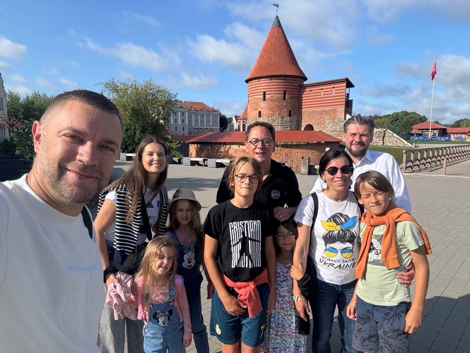 Mero iš Prancūzijos Francois Blanchet šeima lanko Kauną