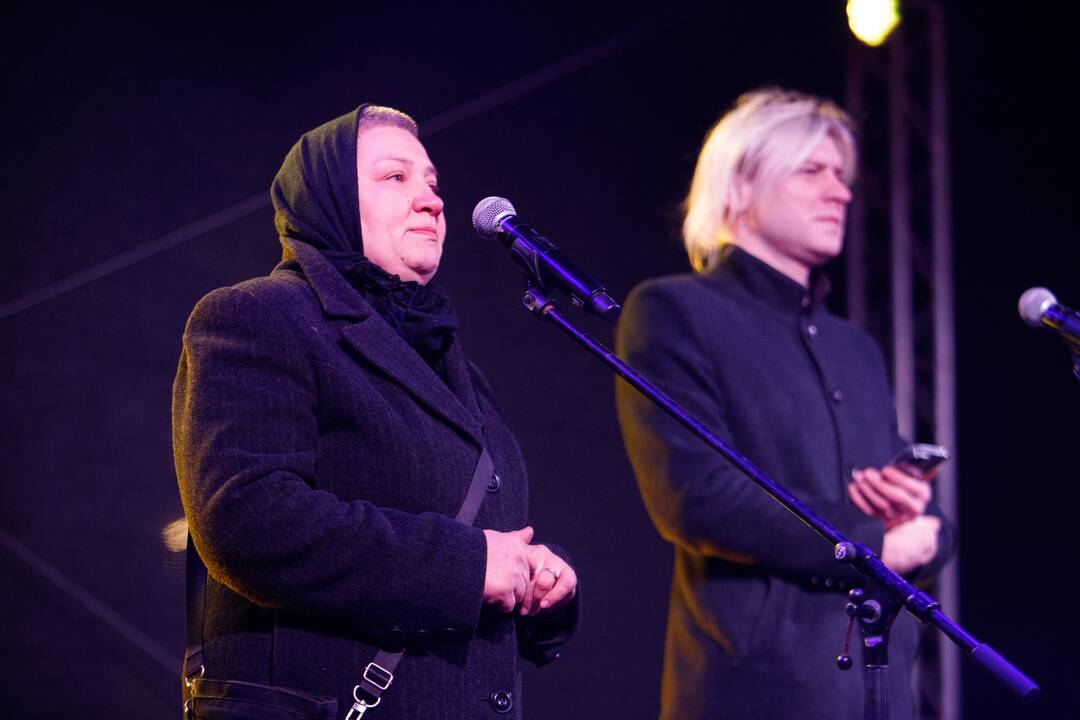 „Laisvė šviečia. Radarom, Kaunas“ kauniečius subūrė Vienybės aikštėje