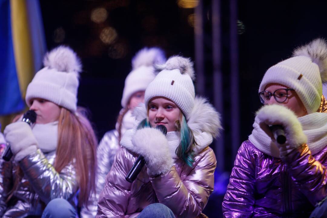 „Laisvė šviečia. Radarom, Kaunas“ kauniečius subūrė Vienybės aikštėje