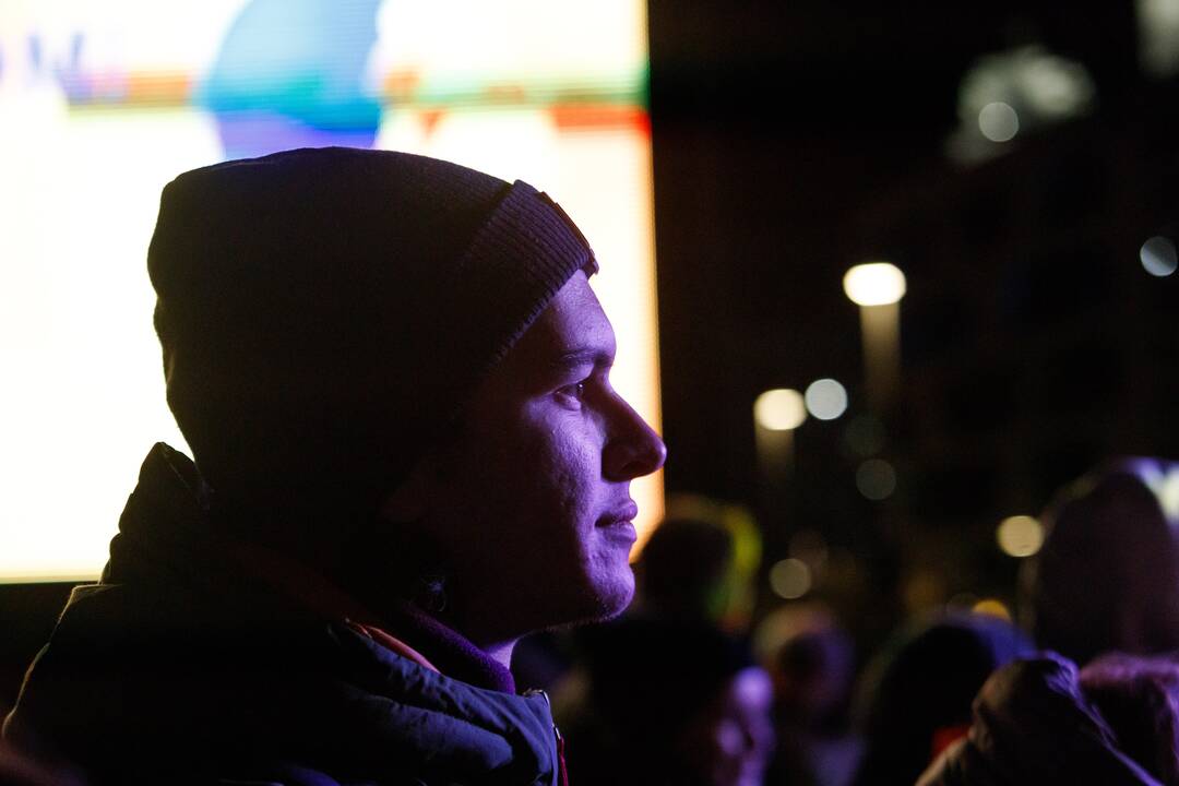 „Laisvė šviečia. Radarom, Kaunas“ kauniečius subūrė Vienybės aikštėje