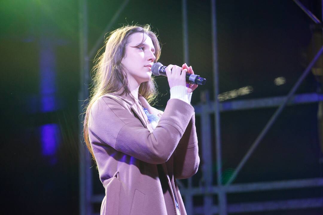 „Laisvė šviečia. Radarom, Kaunas“ kauniečius subūrė Vienybės aikštėje