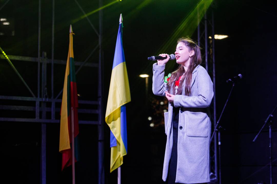 „Laisvė šviečia. Radarom, Kaunas“ kauniečius subūrė Vienybės aikštėje