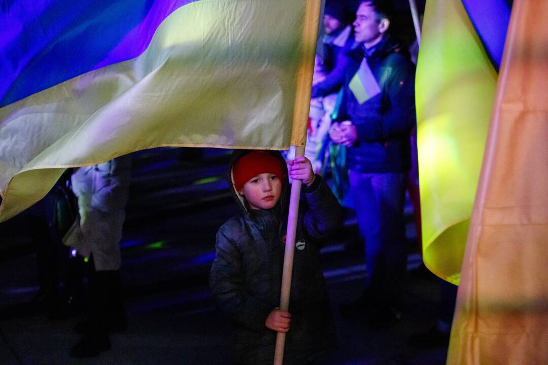 „Laisvė šviečia. Radarom, Kaunas“ kauniečius subūrė Vienybės aikštėje