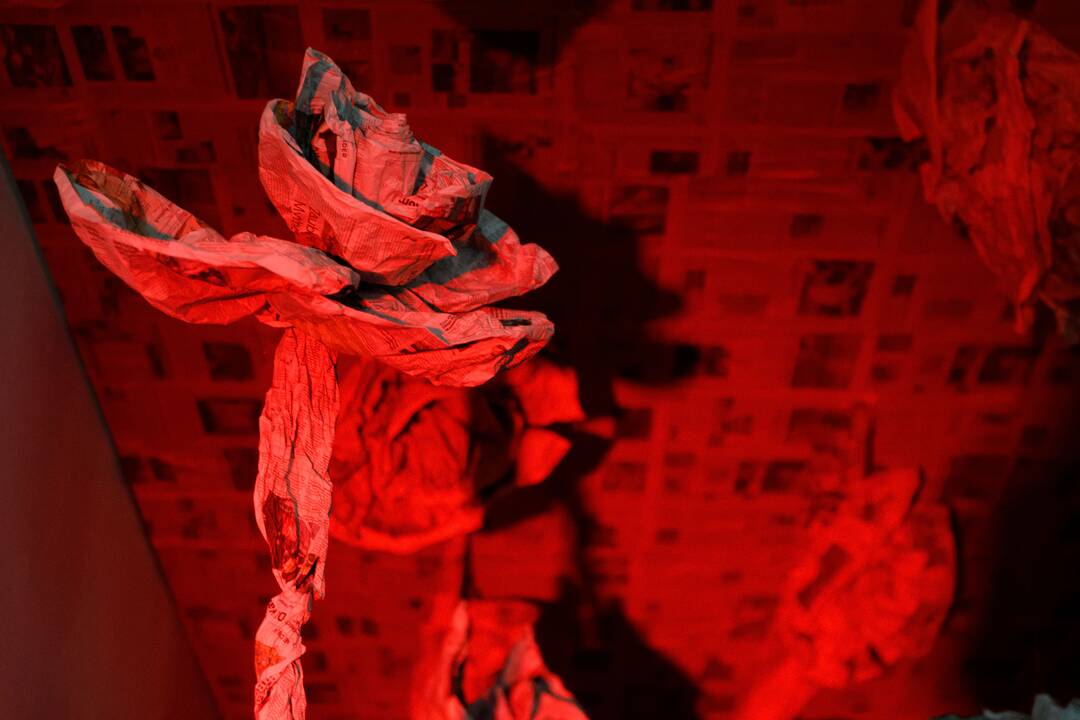 „Auros“ performansas A. Wiegel parodoje