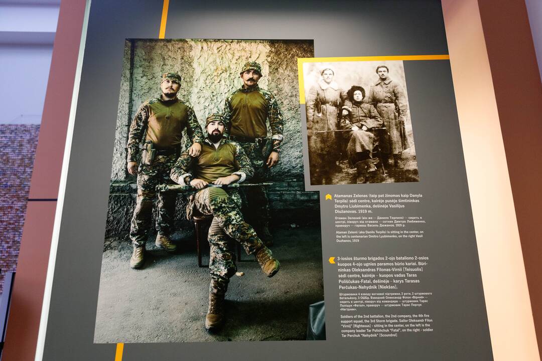 Ukrainos laisvės kovų fotoparoda Karo muziejuje