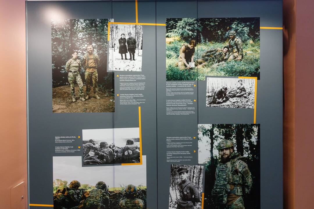 Ukrainos laisvės kovų fotoparoda Karo muziejuje