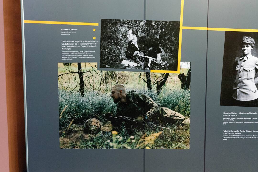 Ukrainos laisvės kovų fotoparoda Karo muziejuje