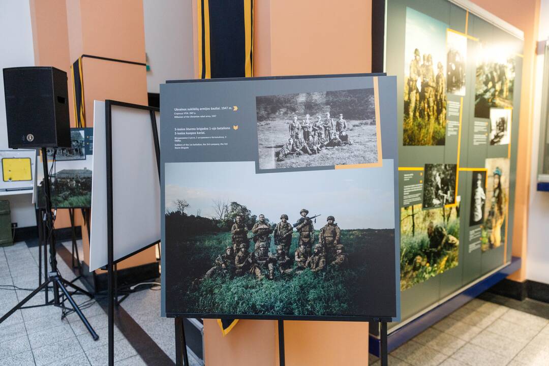 Ukrainos laisvės kovų fotoparoda Karo muziejuje