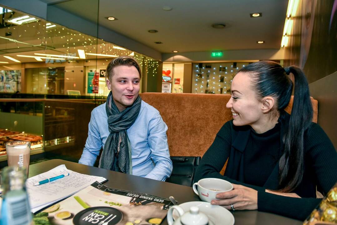 Elanas Liahovičius ir Karina Krysko-Skambinė