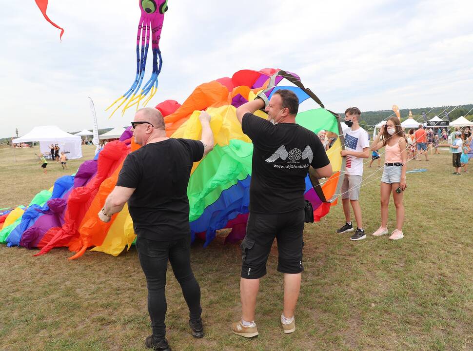 Zapyškio aitvarų festivalis „Tarp dangaus ir žemės“
