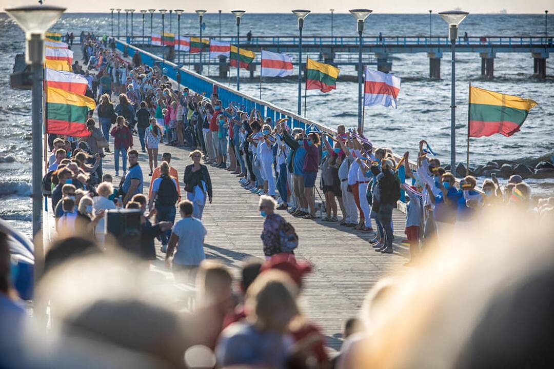 „Laisvės kelias“ uostamiestyje ir pajūryje