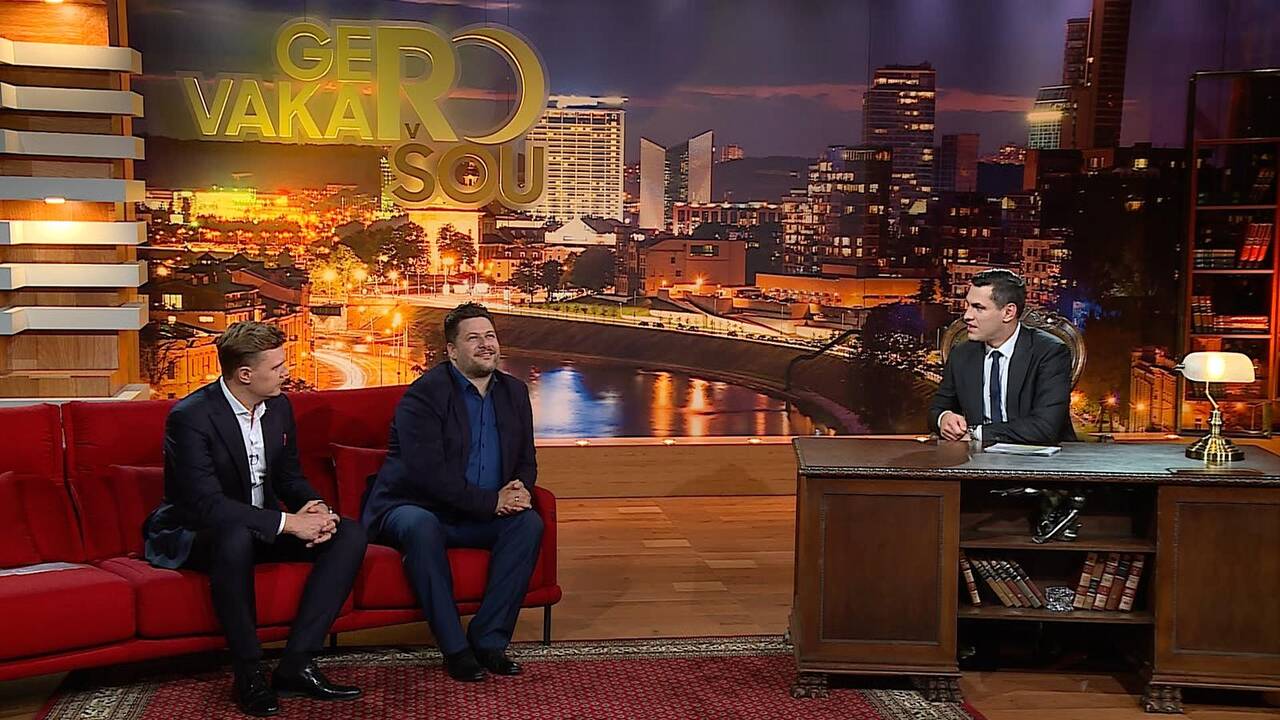 Merūnas Vitulskis su sūnumis
