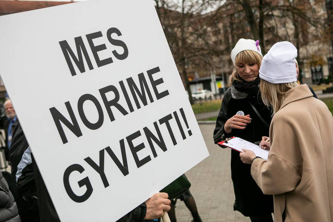 Mitingas „Vėžys ne sloga“