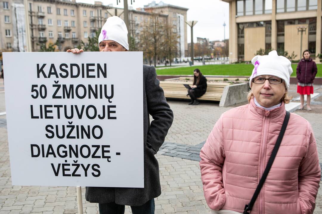 Mitingas „Vėžys ne sloga“