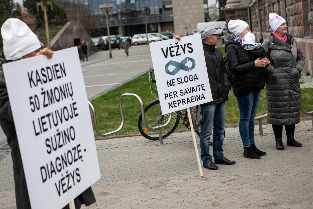 Mitingas „Vėžys ne sloga“