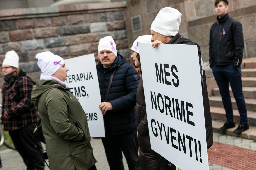 Mitingas „Vėžys ne sloga“