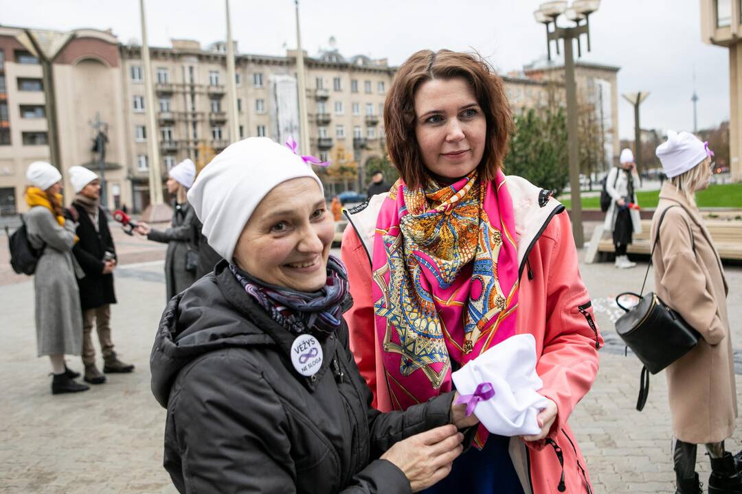 Mitingas „Vėžys ne sloga“