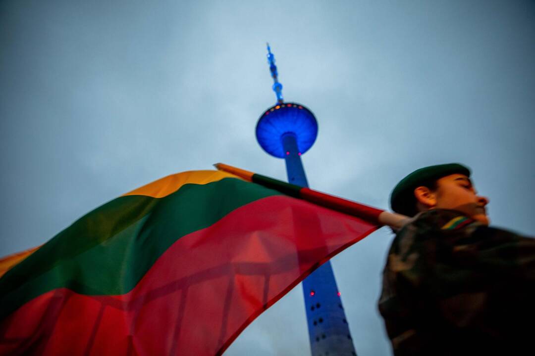 Atminimo laužų uždegimo ceremonija Vilniuje