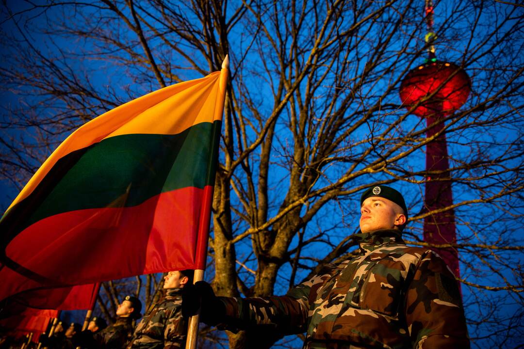 Atminimo laužų uždegimo ceremonija Vilniuje