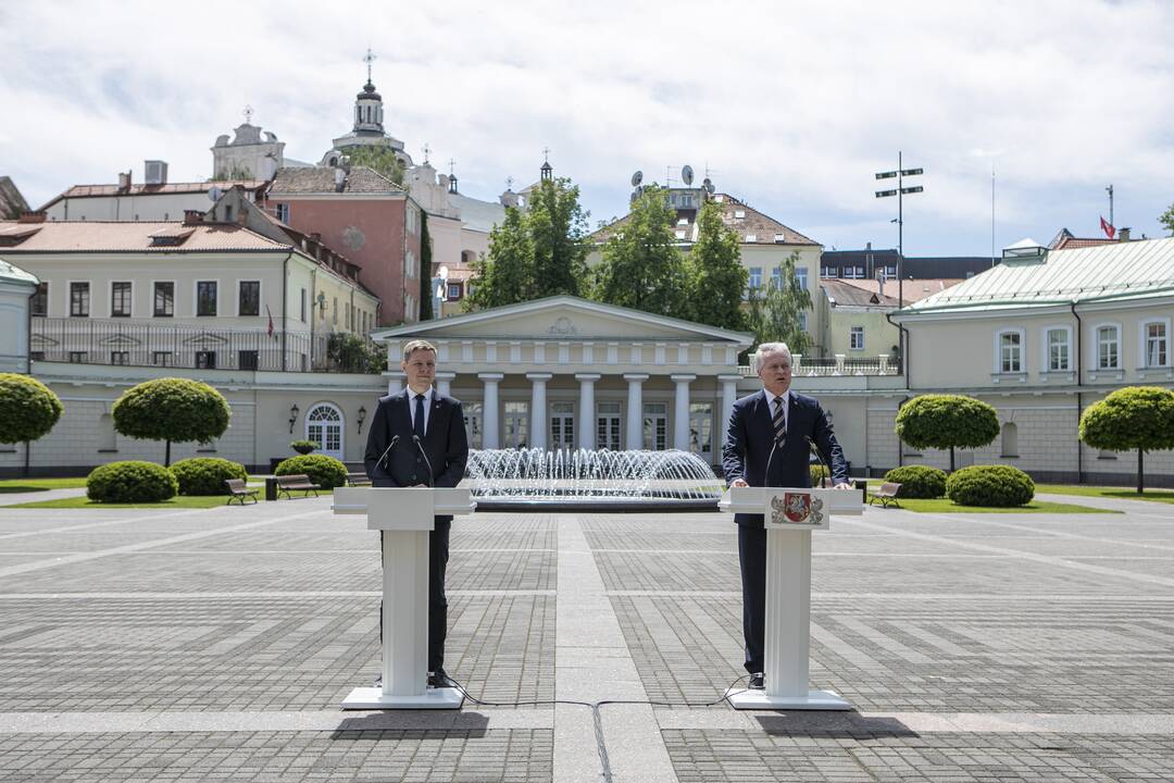 G. Nausėda ir R. Šimašius pristatė iniciatyvą „Vilnius atviras kultūrai“