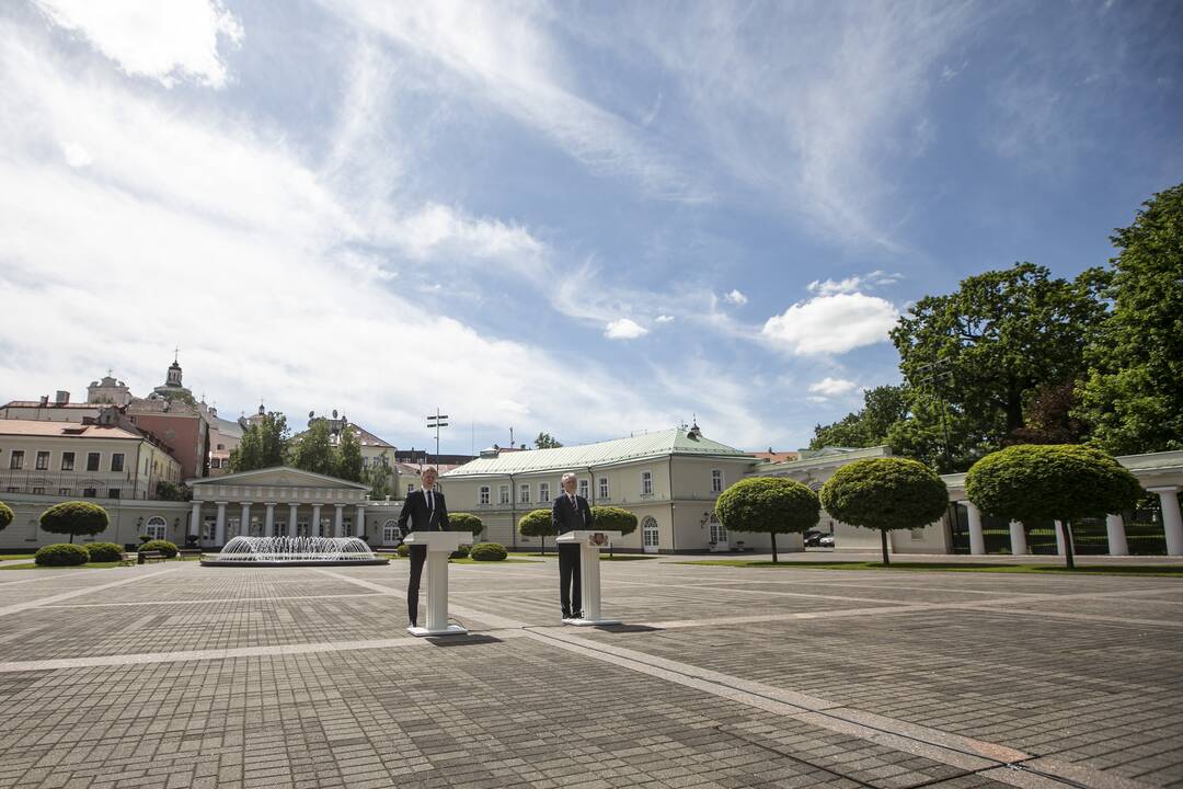 G. Nausėda ir R. Šimašius pristatė iniciatyvą „Vilnius atviras kultūrai“