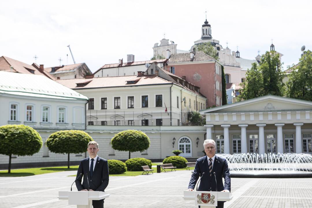 G. Nausėda ir R. Šimašius pristatė iniciatyvą „Vilnius atviras kultūrai“