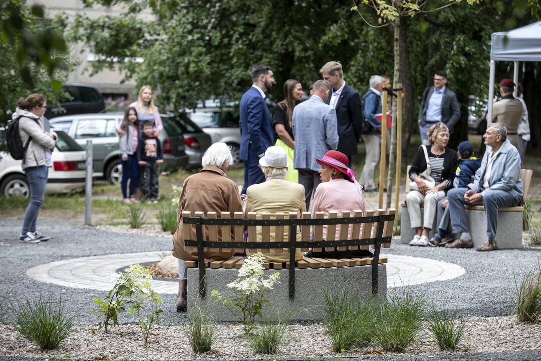 Žaliosios salelės Viršuliškėse atidarymas