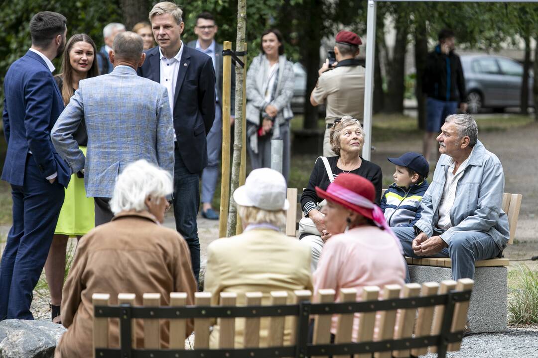 Žaliosios salelės Viršuliškėse atidarymas