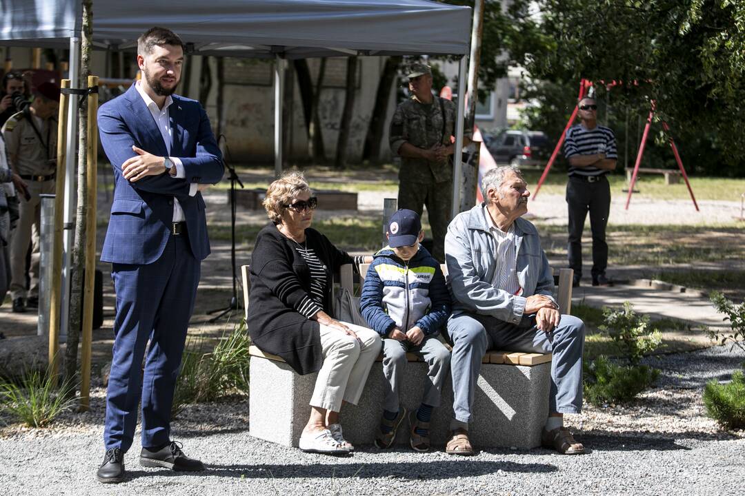 Žaliosios salelės Viršuliškėse atidarymas