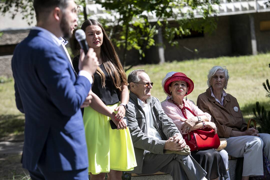 Žaliosios salelės Viršuliškėse atidarymas