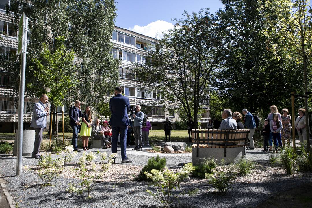 Žaliosios salelės Viršuliškėse atidarymas