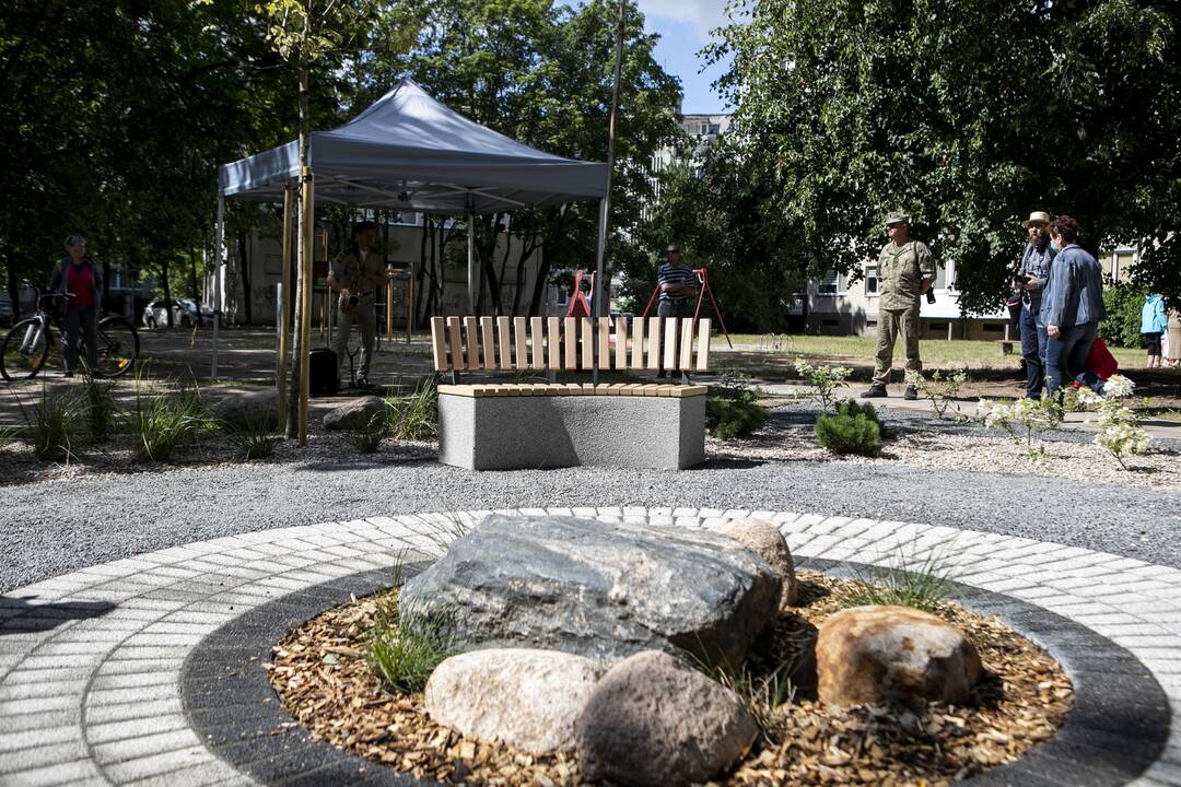 Žaliosios salelės Viršuliškėse atidarymas