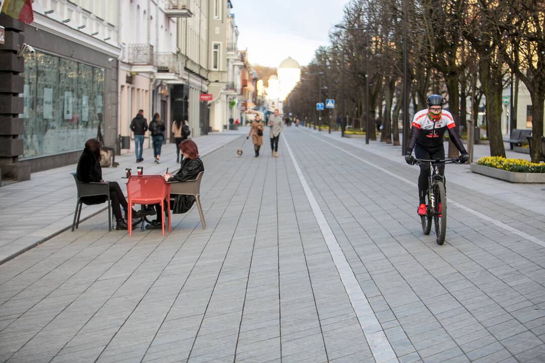 Šeštadienio vakaras Kauno centre