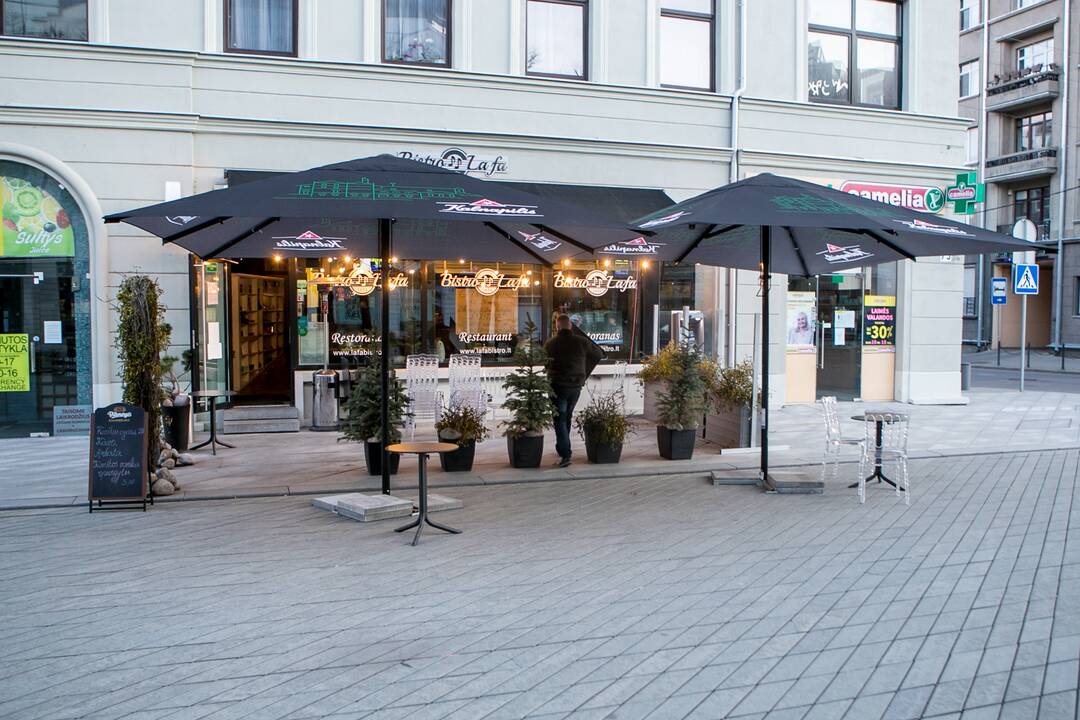 Šeštadienio vakaras Kauno centre