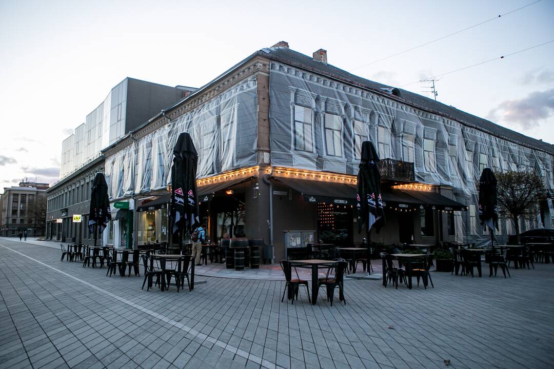 Šeštadienio vakaras Kauno centre