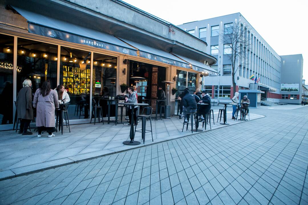 Šeštadienio vakaras Kauno centre