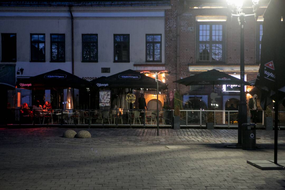 Šeštadienio vakaras Kauno centre