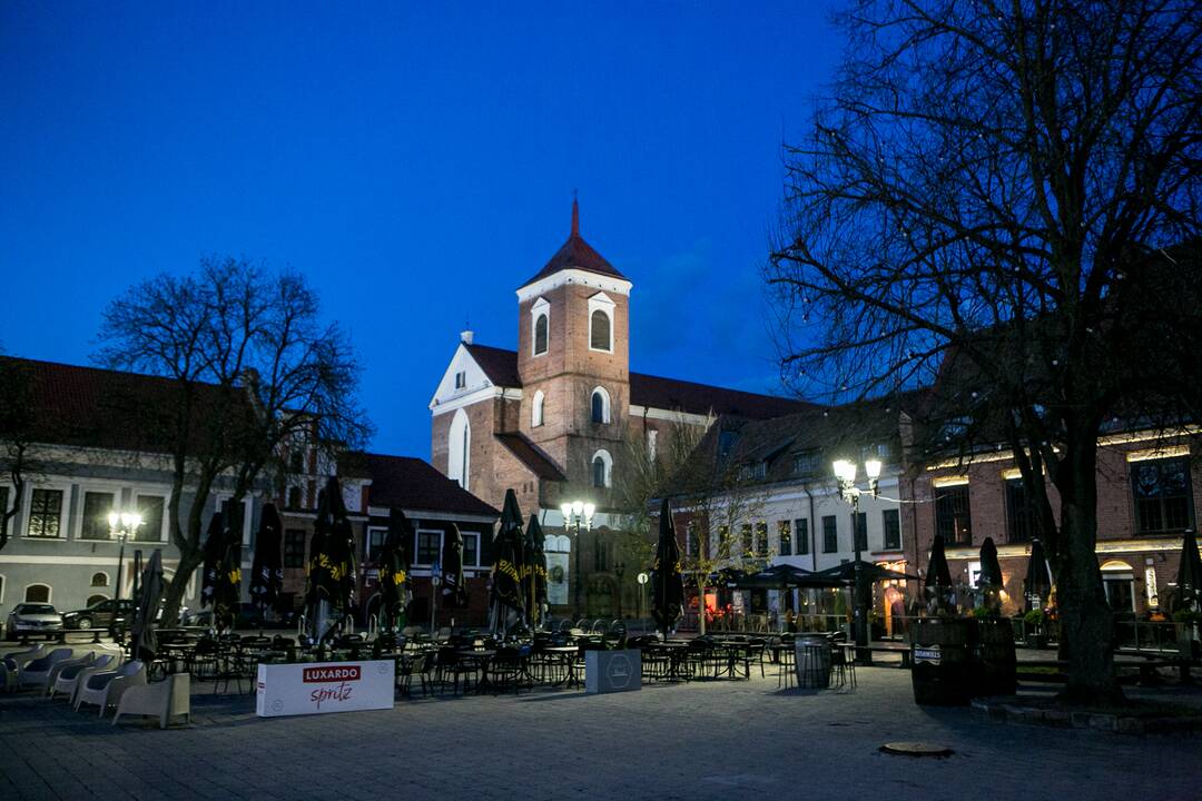 Šeštadienio vakaras Kauno centre