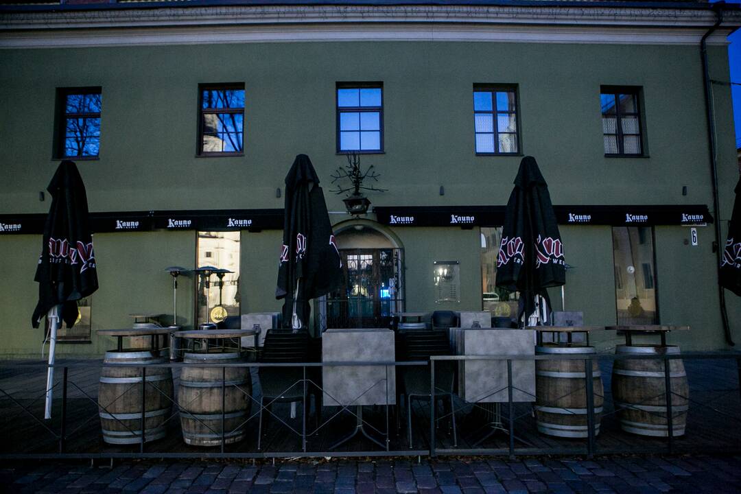 Šeštadienio vakaras Kauno centre