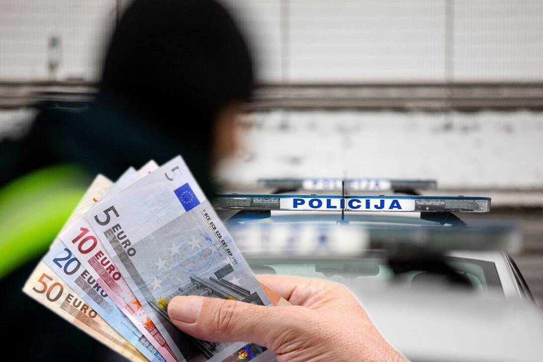 Kauno rajone girta vairuotoja prisidirbo dar labiau: pareigūnui davė kyšį