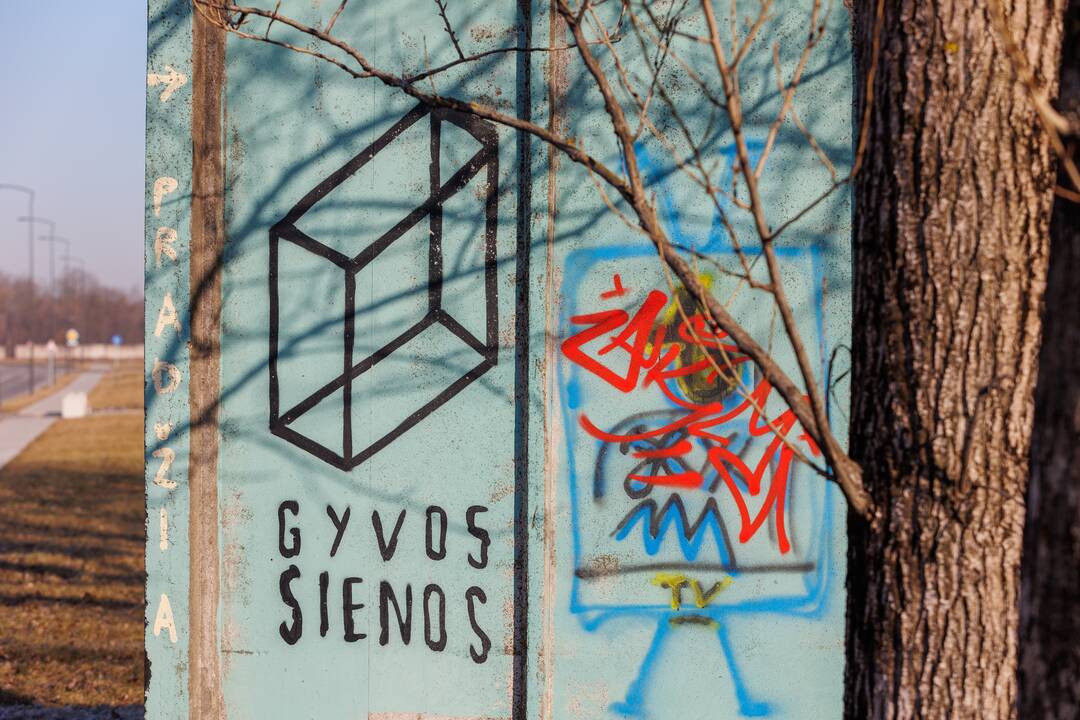 Kaune – palaikymo Ukrainai ženklai